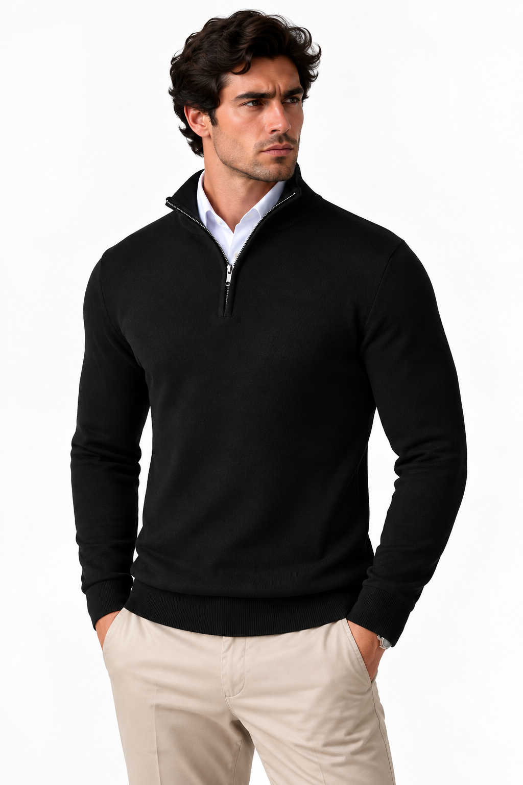 Quarter-Zip Sweater