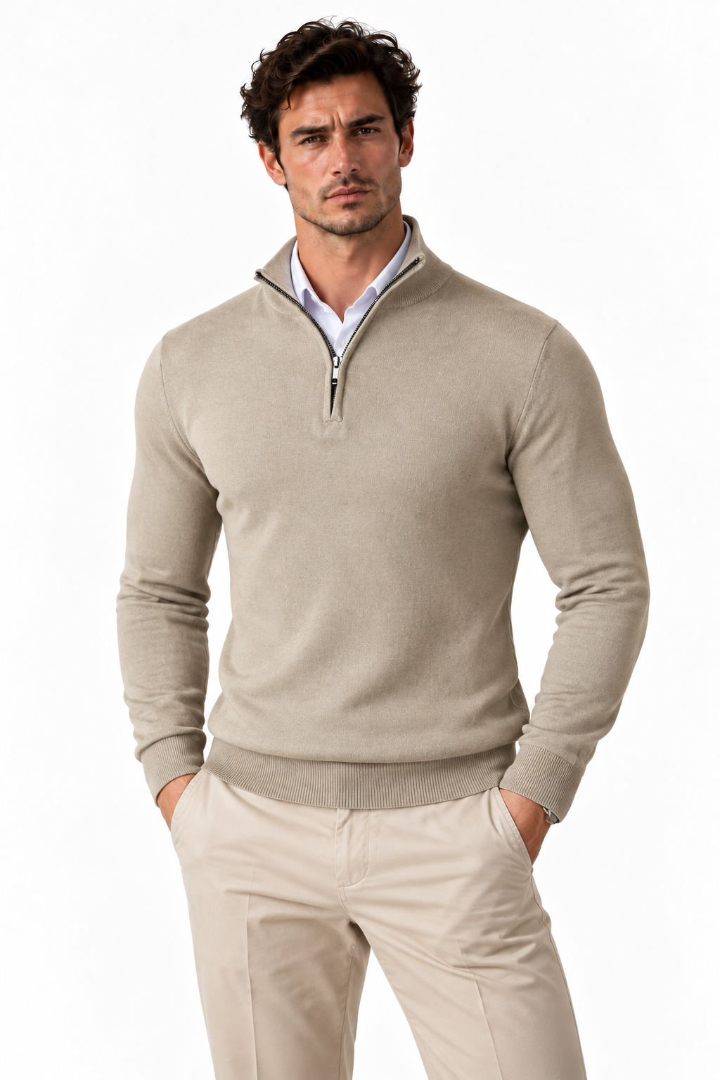Quarter-Zip Sweater