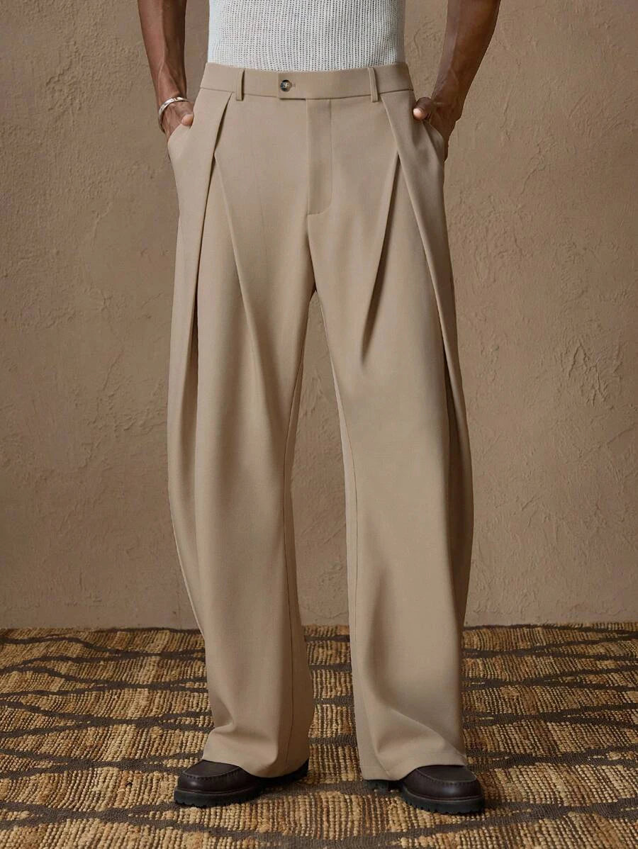 Pleated Tailored Trousers
