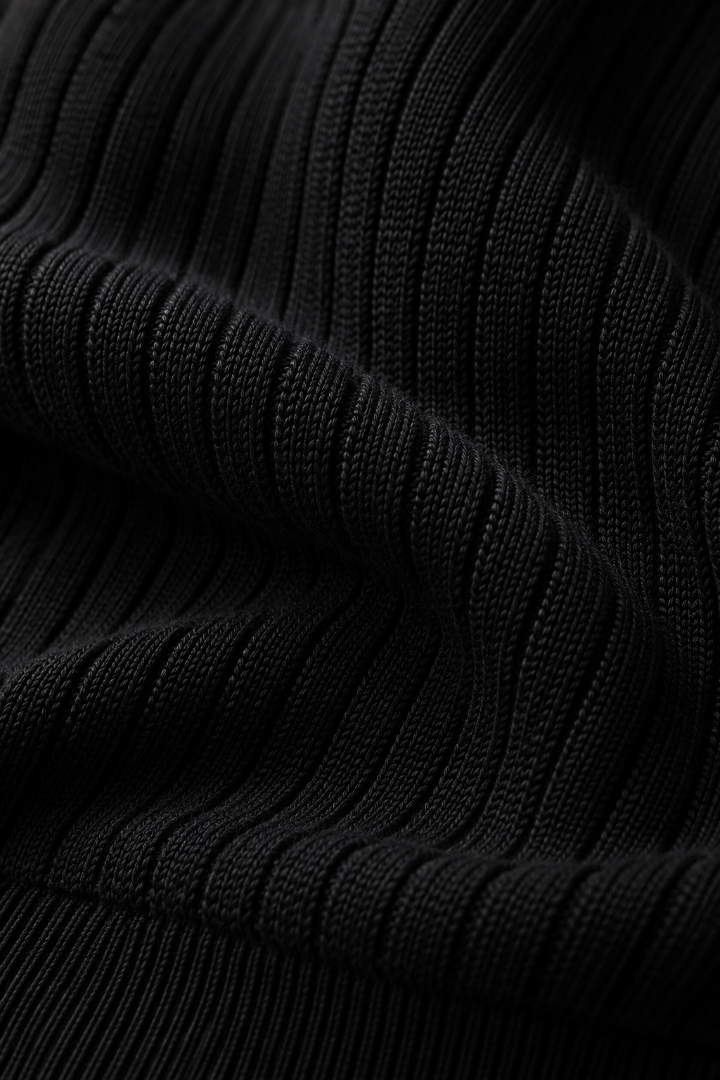 Long Sleeve Ribbed Polo